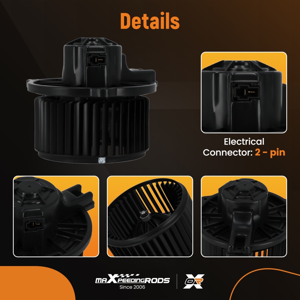 A/C Heater Blower Motor compatible for Hyundai Genesis Coupe compatible for Kia Borrego Rio Rio5 700229