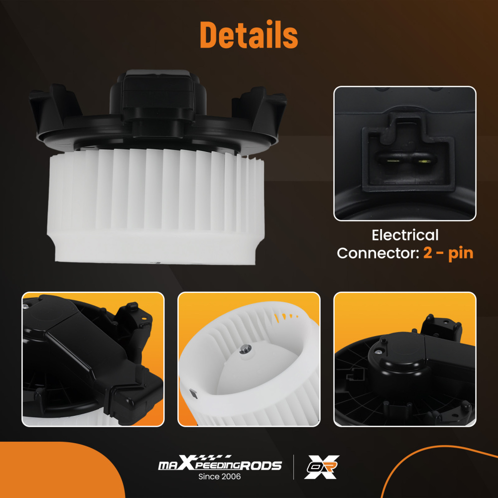 A/C HVAC Heater Blower Motor Fan compatible for Toyota Yaris 07-12 compatible for Scion xD 08-14 700235