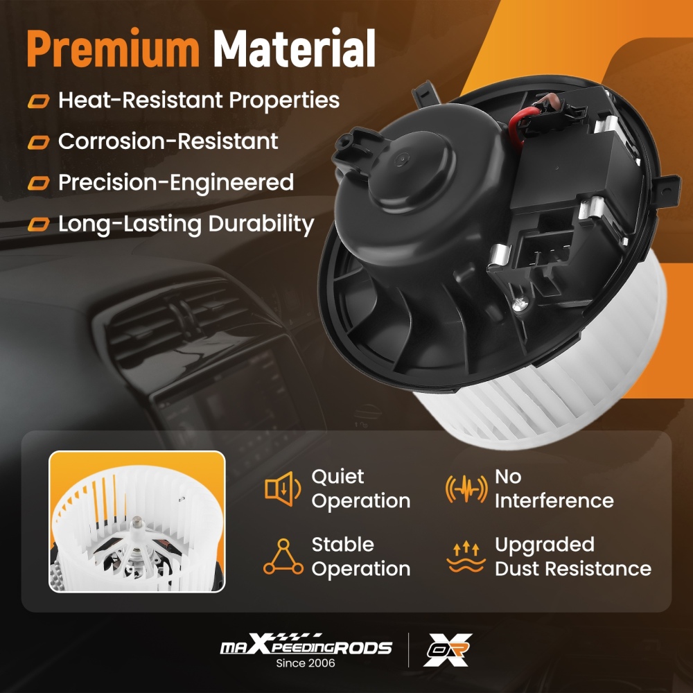 A/C Blower Motor Fan compatible for Audi A3/TT 06-14 compatible for VW Jetta/Passat 2005-2020 700241