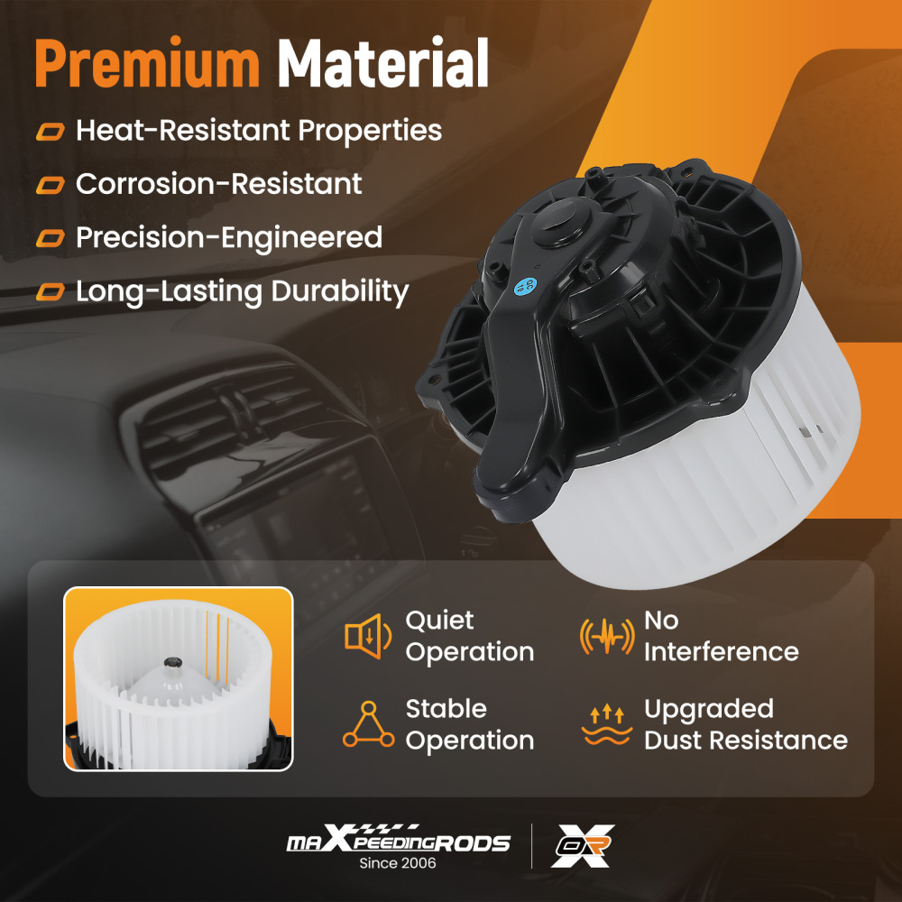 A/C Heater Blower Motor compatible for Hyundai Sonata 2011-2015 compatible for Kia Optima 2012-2016 700259