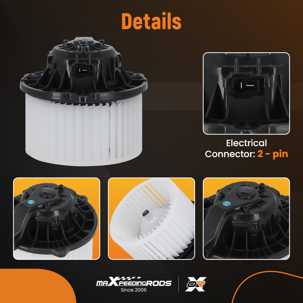 A/C Heater Blower Motor compatible for Hyundai Sonata 2011-2015 compatible for Kia Optima 2012-2016 700259