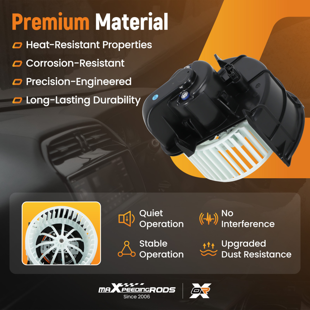 Compatible for AC Heater Blower Motor Fan compatible for Audi Q7 2007-2015 compatible for VW Touareg 2004-2010 700262