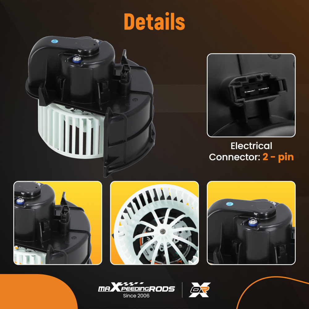 Compatible for AC Heater Blower Motor Fan compatible for Audi Q7 2007-2015 compatible for VW Touareg 2004-2010 700262
