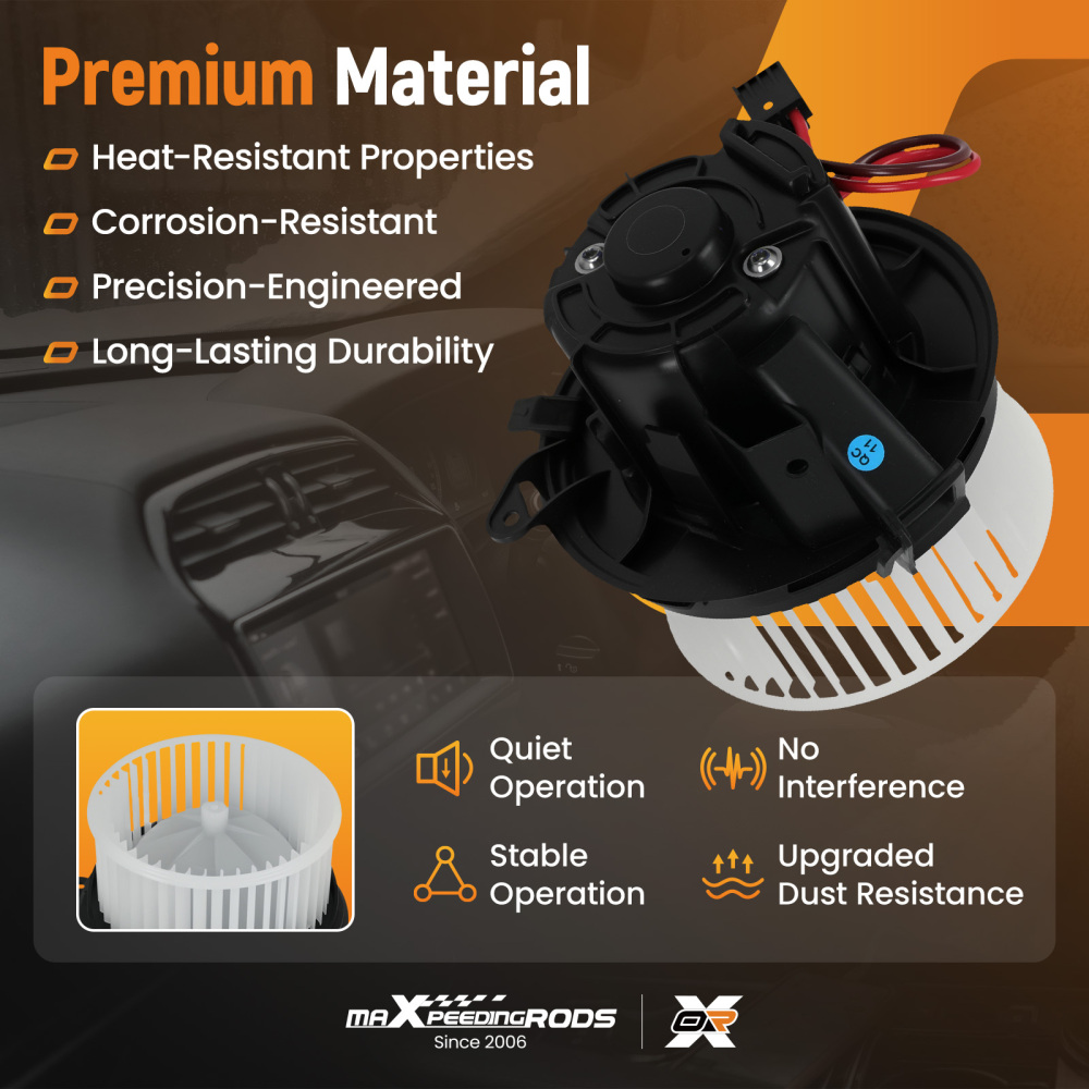 HVAC Heater Blower Motor w/Fan compatible for Mercedes-Benz E550 2011-2016 GLK350 2012-2015