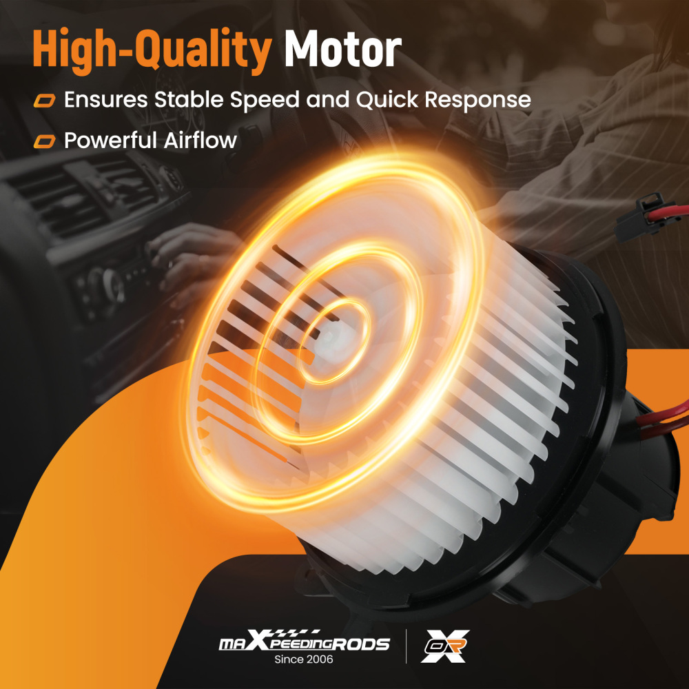 HVAC Heater Blower Motor w/Fan compatible for Mercedes-Benz E550 2011-2016 GLK350 2012-2015