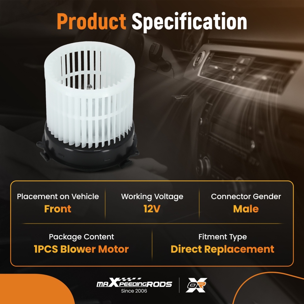 A/C Heater Blower Motor Fan compatible for Nissan Versa Note 2014 - 2017 27226-3AN0A 700285