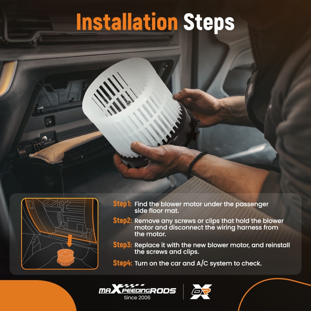 A/C Heater Blower Motor Fan compatible for Nissan Versa Note 2014 - 2017 27226-3AN0A 700285