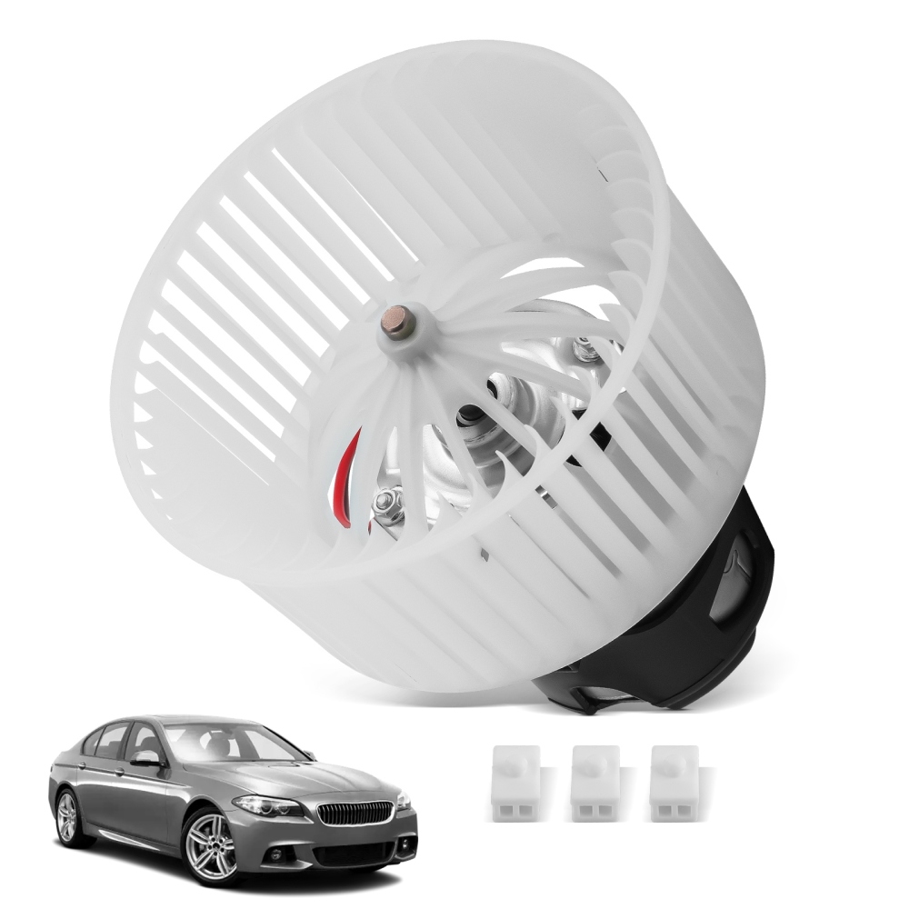 A/C Heater Blower Motor with Fan compatible for BMW 528i/550i/535i/640i 2010-2018 700294