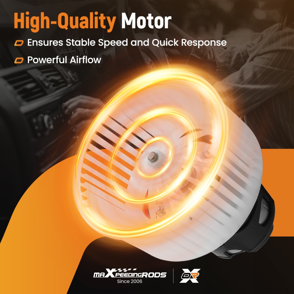 A/C Heater Blower Motor with Fan compatible for BMW 528i/550i/535i/640i 2010-2018 700294