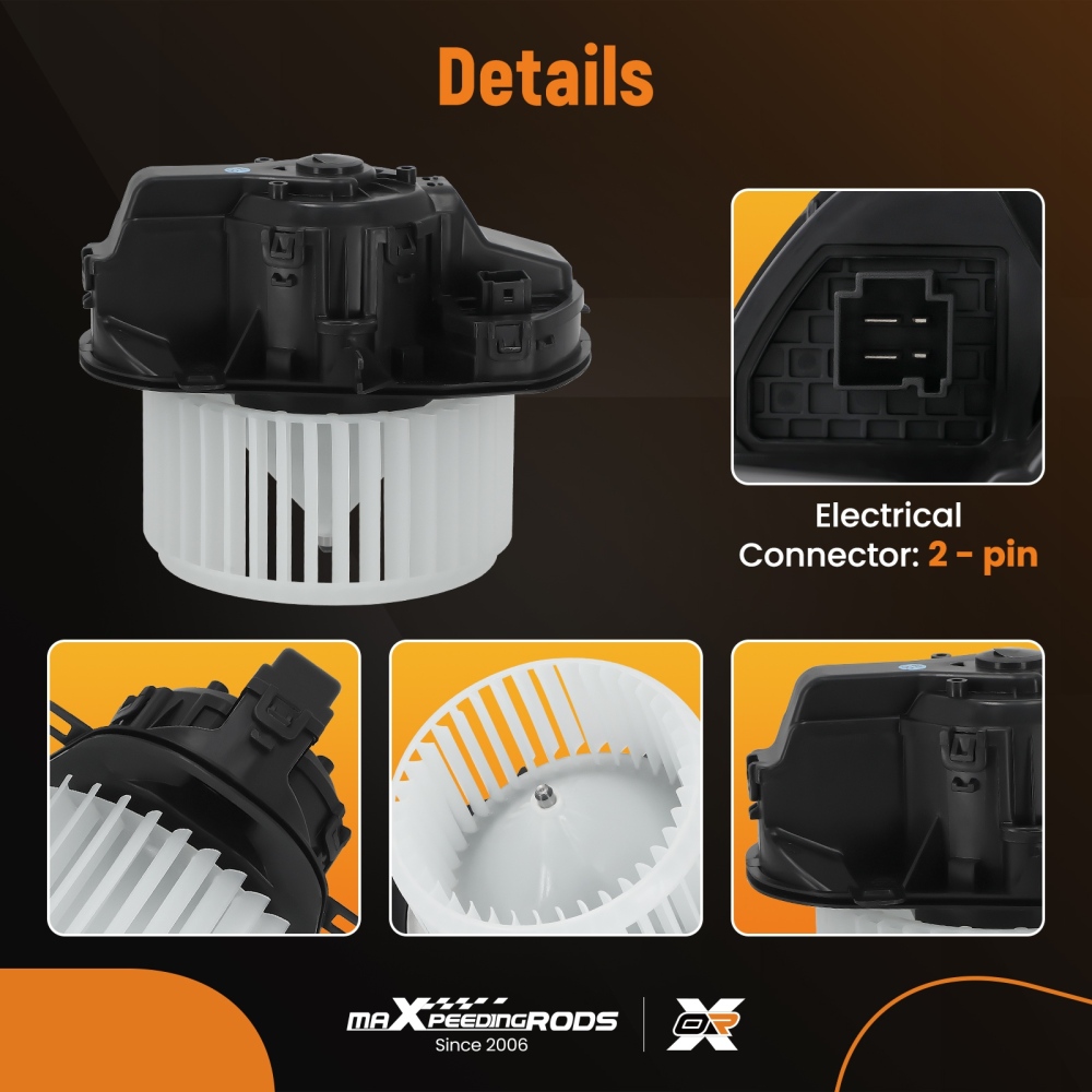 Heater Blower Motor Assembly compatible for Porsche Cayenne compatible for VW Touareg 7P0820021 75057