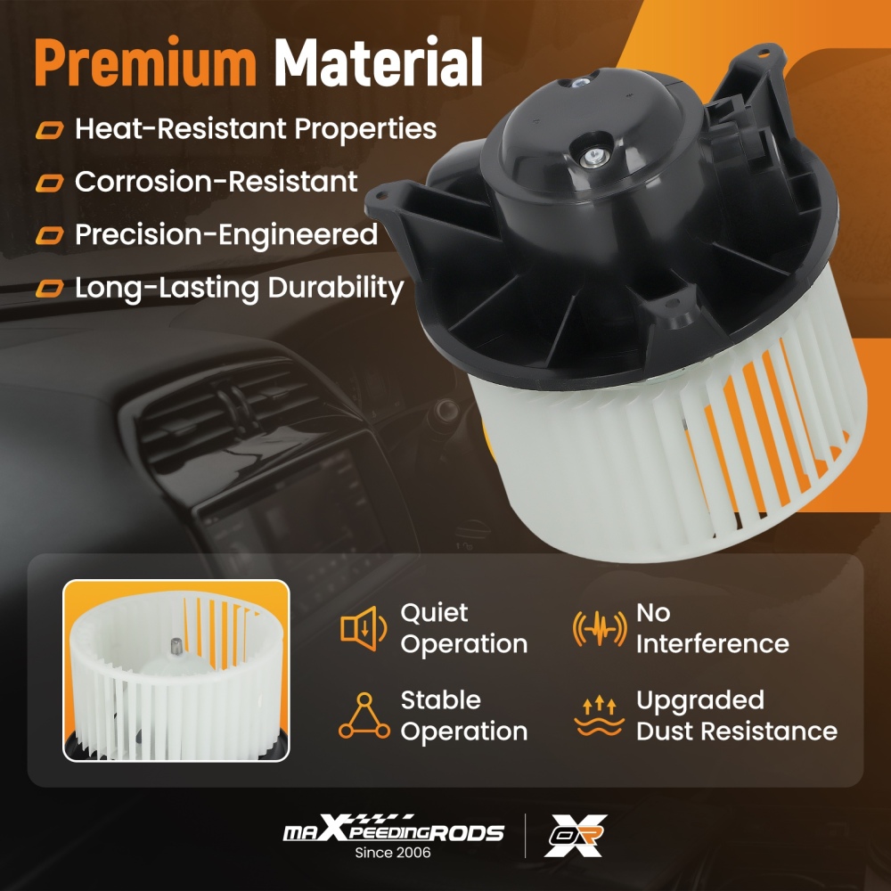 Blower Motor compatible for Nissan Pathfinder 4.0L V6 Gas DOHC Sport Utility 05-12 PM9282