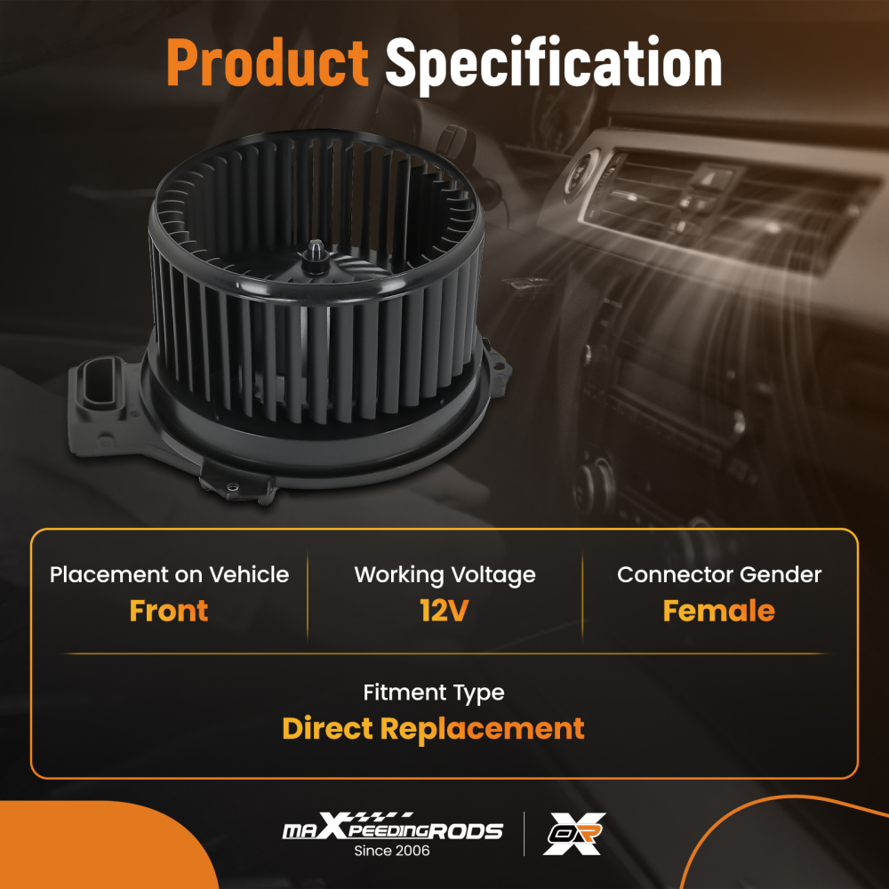 HVAC Blower Motor compatible for Subaru Forester Base/Limited/Premium 2019-2023 72223FL010