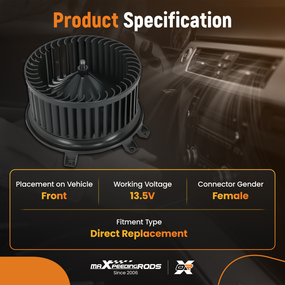 HVAC Blower Motor compatible for Chevrolet Cheyenne 2014-2018 23487750 23487751 84418890