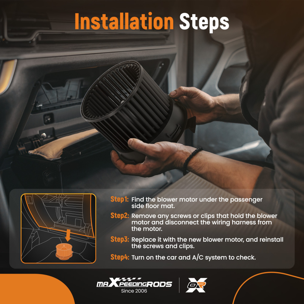 HVAC Heater Blower Motor w/ Fan compatible for Nissan Juke Nismo RS 2014-2017 272261KL0A