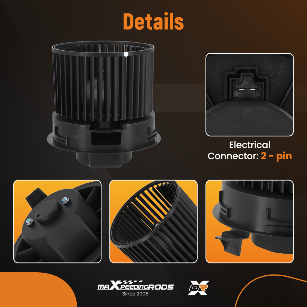 HVAC Heater Blower Motor w/ Fan compatible for Nissan Juke Nismo RS 2014-2017 272261KL0A