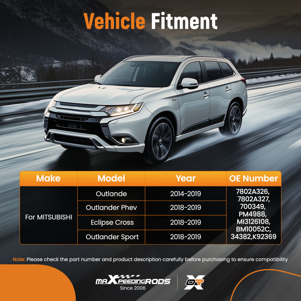 Blower Motor compatible for Mitsubishi Eclipse Cross/Outlander Sport 7802A326 MI3126108