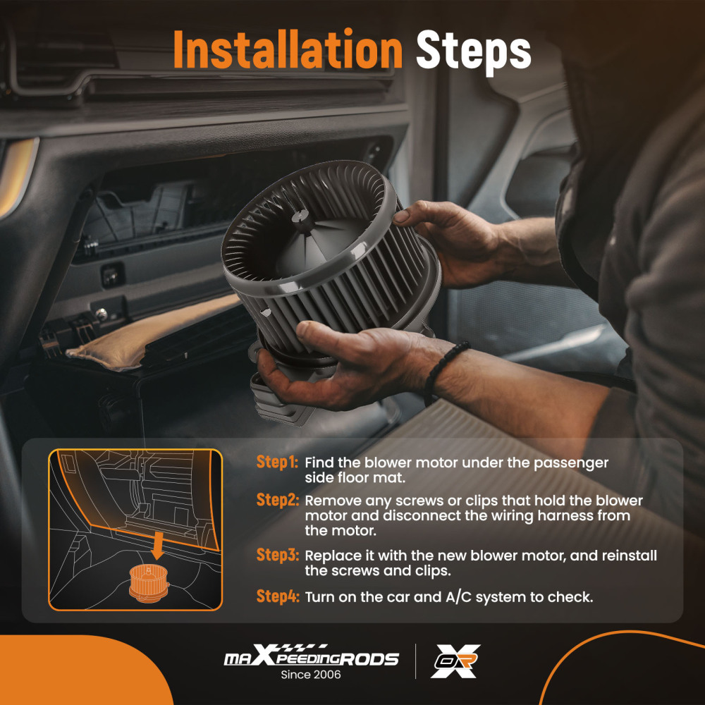 Blower Motor compatible for Mitsubishi Eclipse Cross/Outlander Sport 7802A326 MI3126108