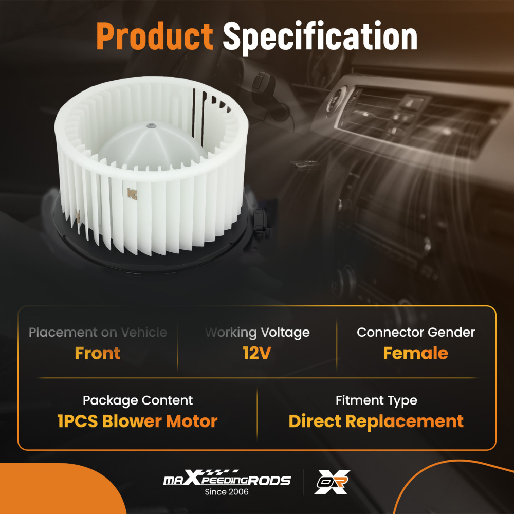 Blower Motor Fan compatible for Kia Optima 2011 compatible for Hyundai Sonata 2011-2014 97113-3S000 76943