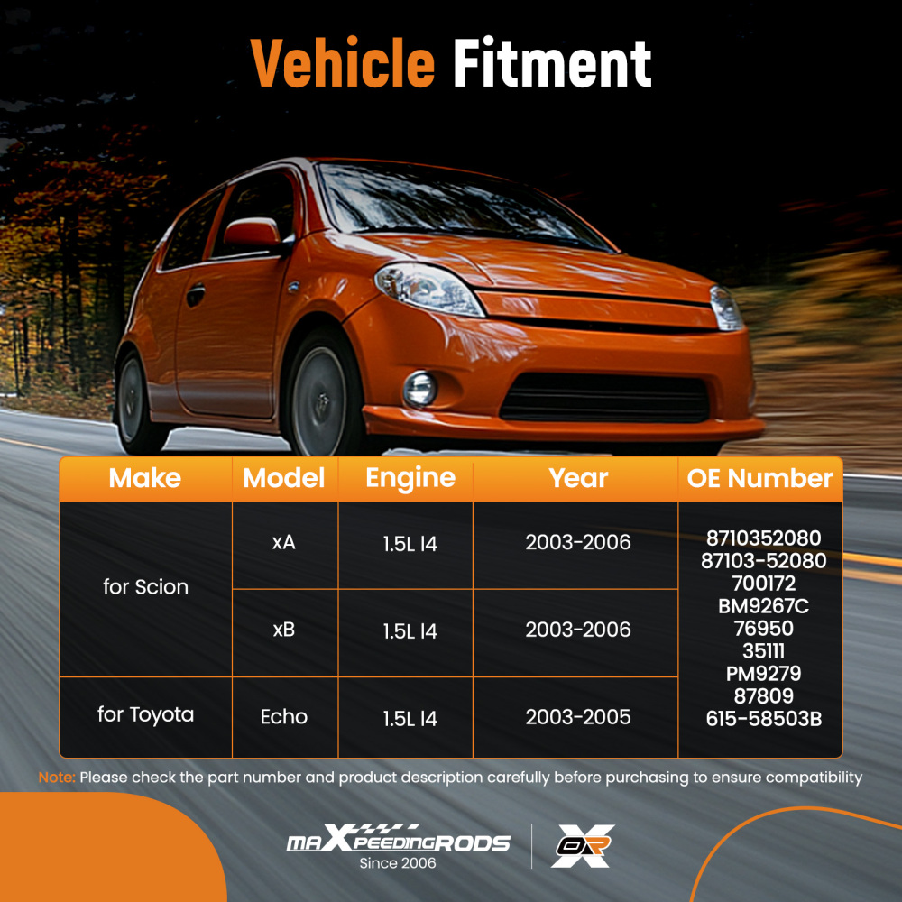 HVAC Blower Motor Fan compatible for Scion xA 1.5L 2003-2006 8710352080 PM9279 615-58503B