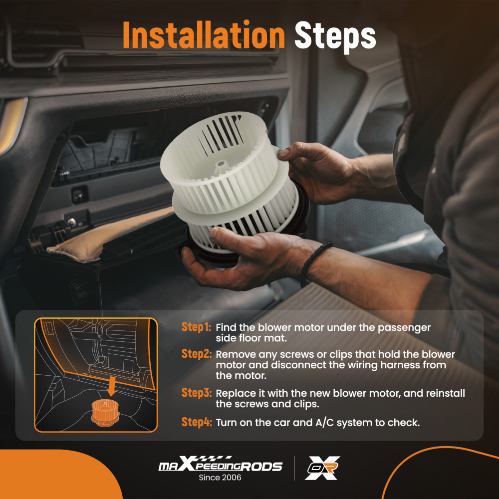 HVAC Blower Motor Fan compatible for Scion xA 1.5L 2003-2006 8710352080 PM9279 615-58503B