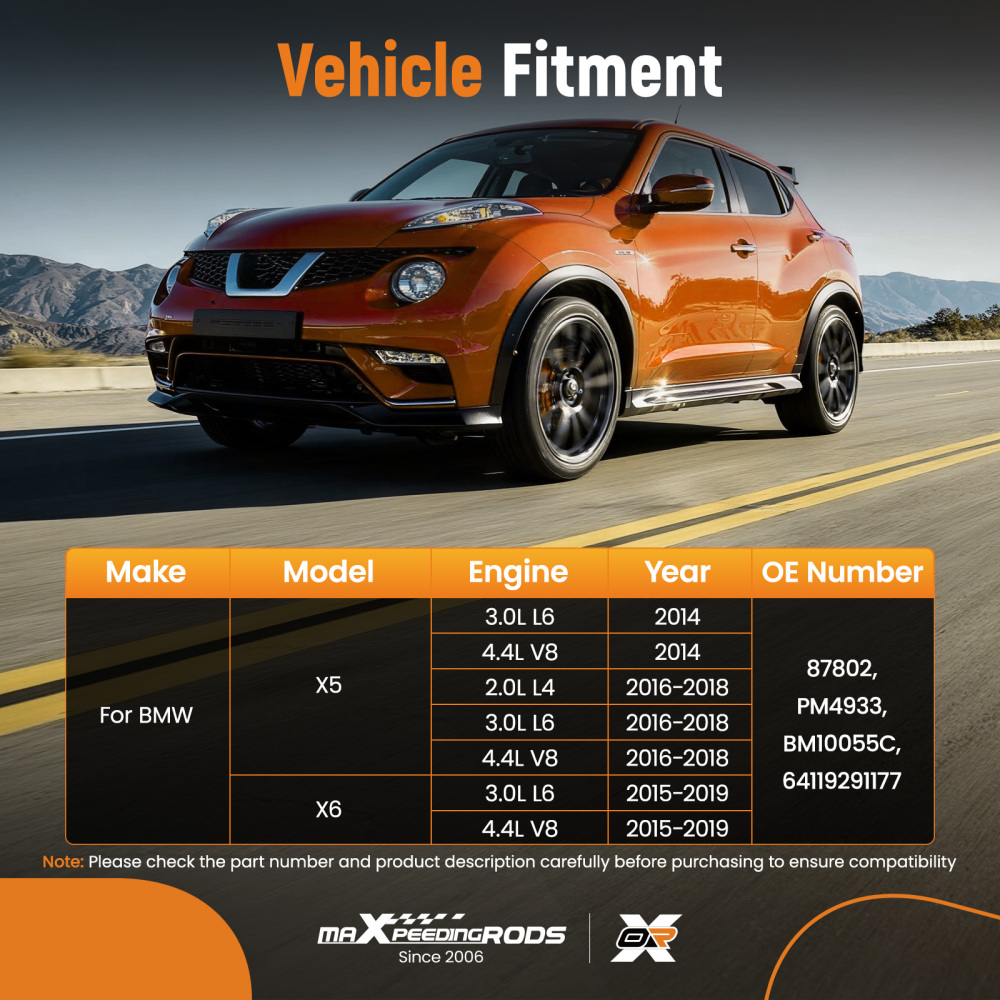 HVAC Blower Motor Assembly w/ Fan Cage compatible for BMW X5 2014-2018 X6 2015-2019PM4933