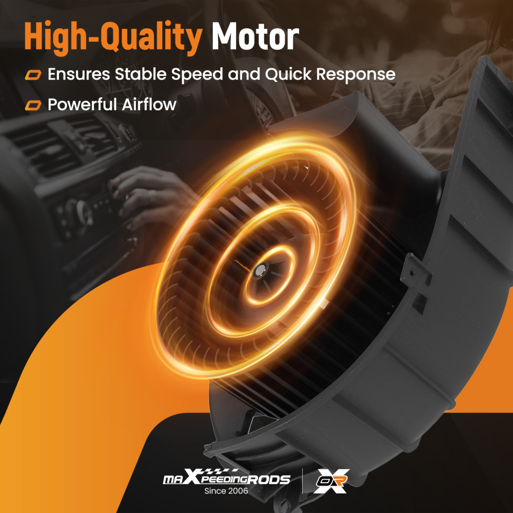 HVAC Blower Motor Assembly w/ Fan Cage compatible for BMW X5 2014-2018 X6 2015-2019PM4933