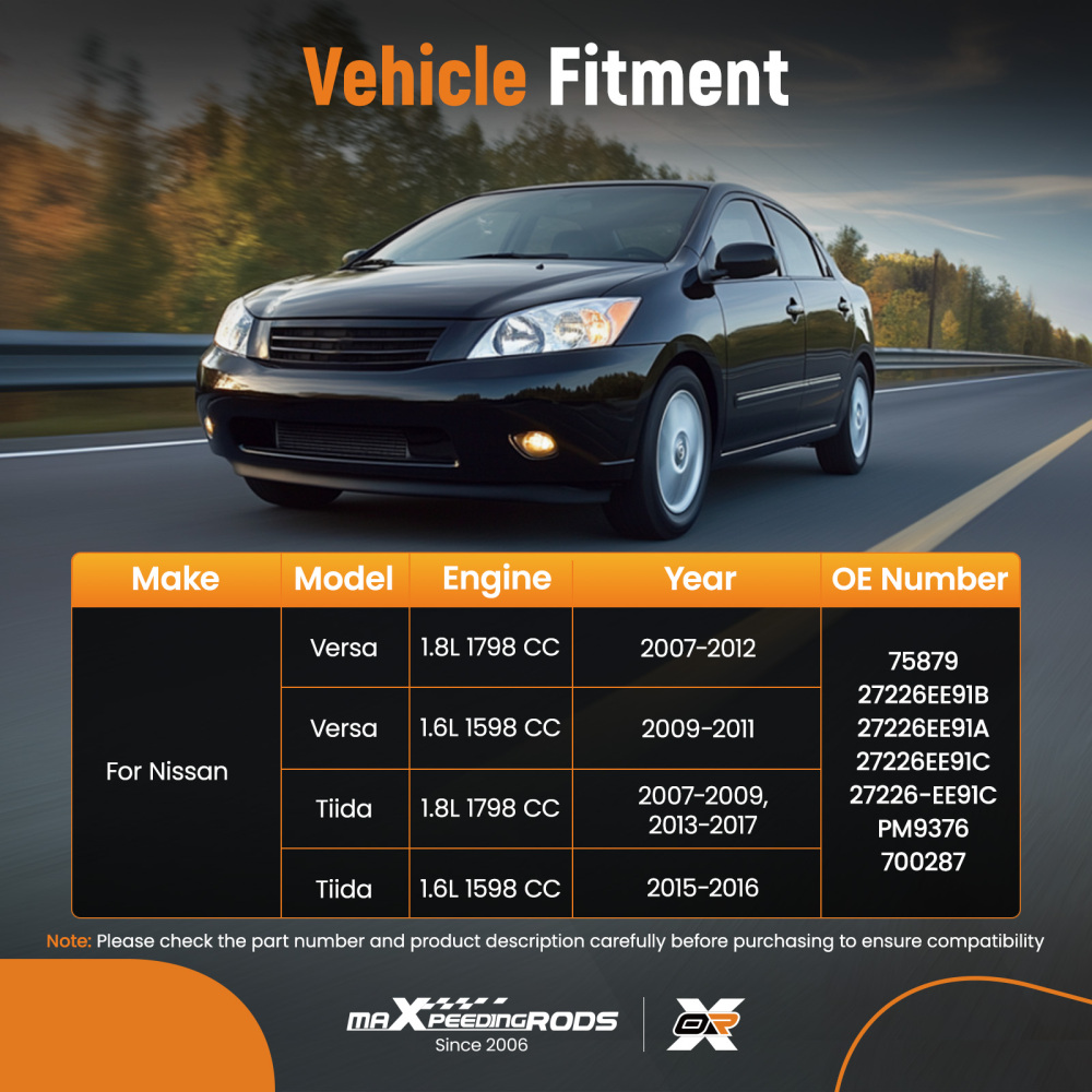 HVAC Blower Motor w/ Fan compatible for Nissan Versa 1.8L 2007-2012 75879 PM9376 27226EE91B