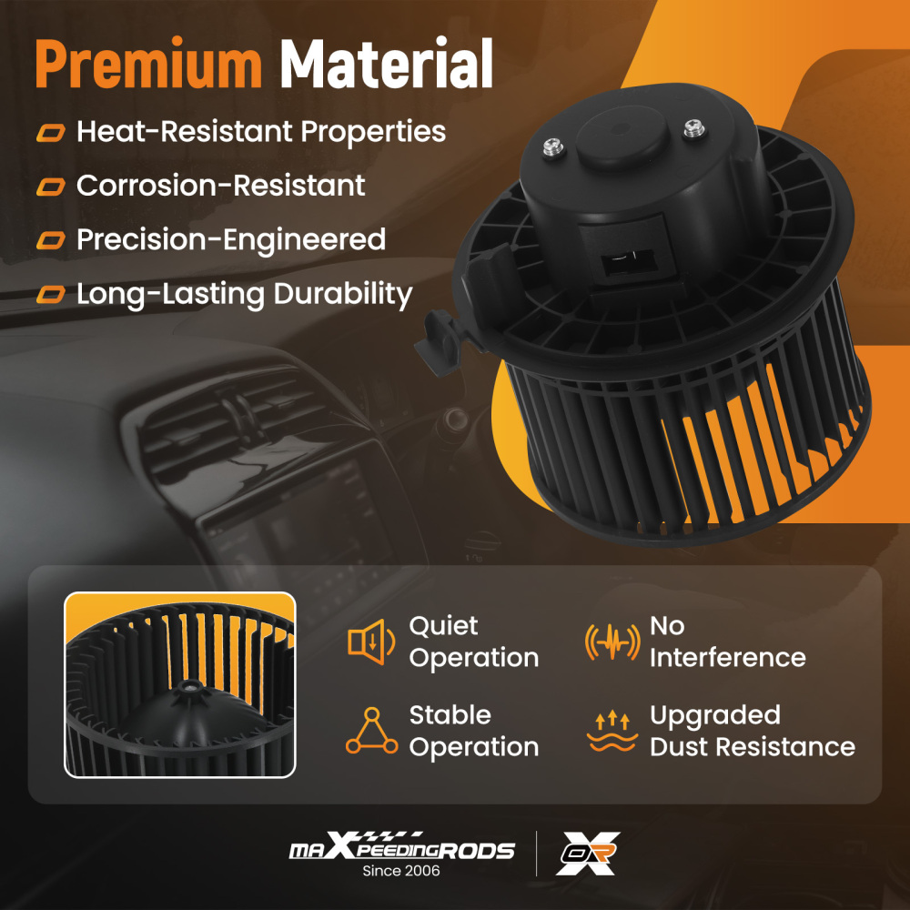 HVAC Blower Motor w/ Fan compatible for Nissan Versa 1.8L 2007-2012 75879 PM9376 27226EE91B