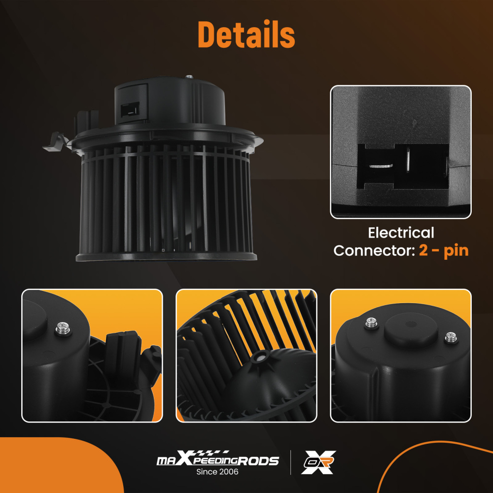 HVAC Blower Motor w/ Fan compatible for Nissan Versa 1.8L 2007-2012 75879 PM9376 27226EE91B