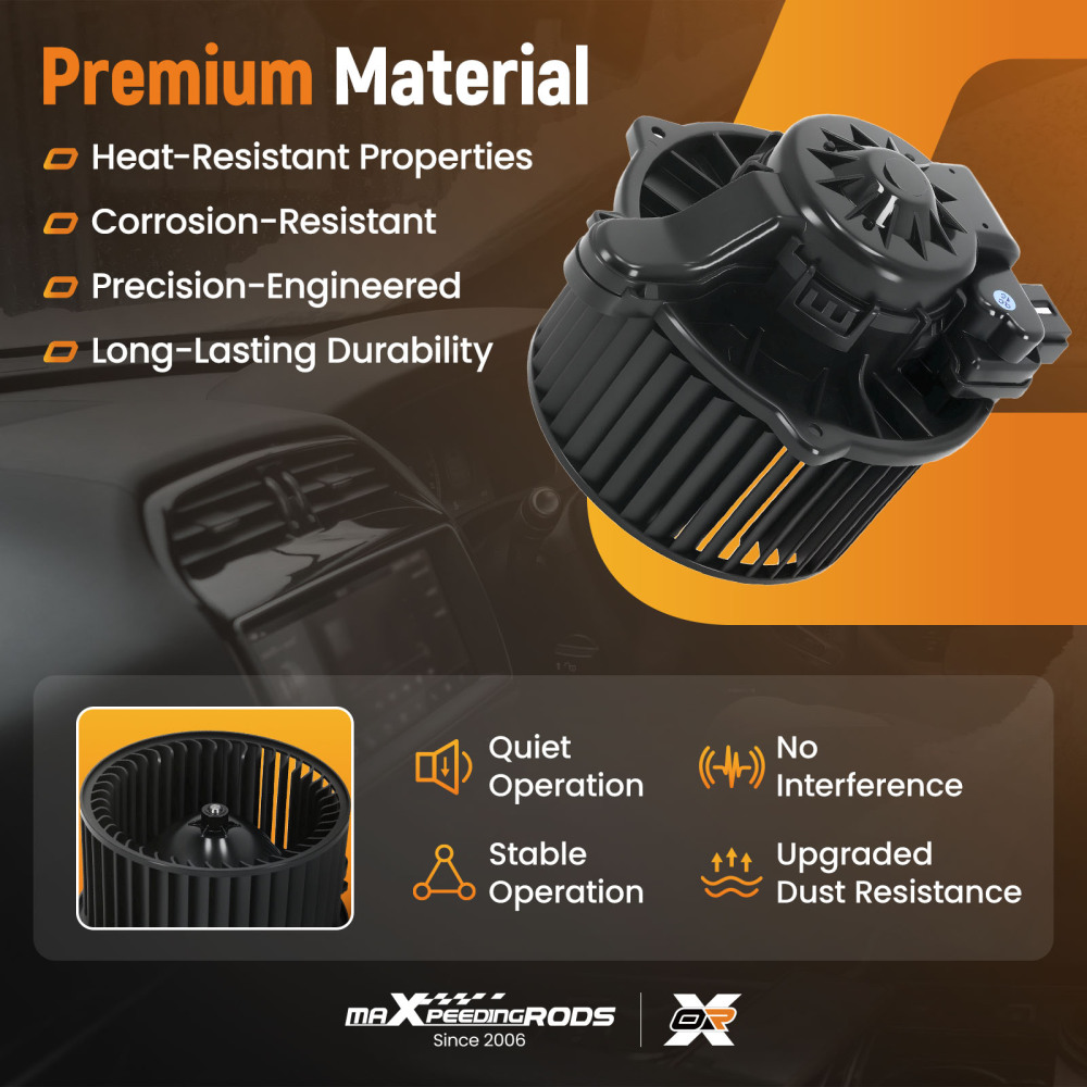 HVAC Heater Blower Motor w/ Fan compatible for Hyundai Ioniq Hatchback 2017-2019 97113G2000