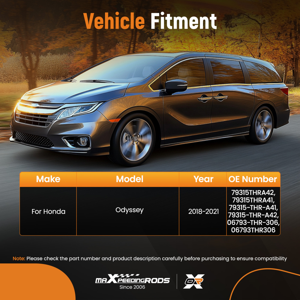 HVAC Heater Blower Motor Fan Rear compatible for Honda Odyssey 3.5L 2018-2021 06793THR306