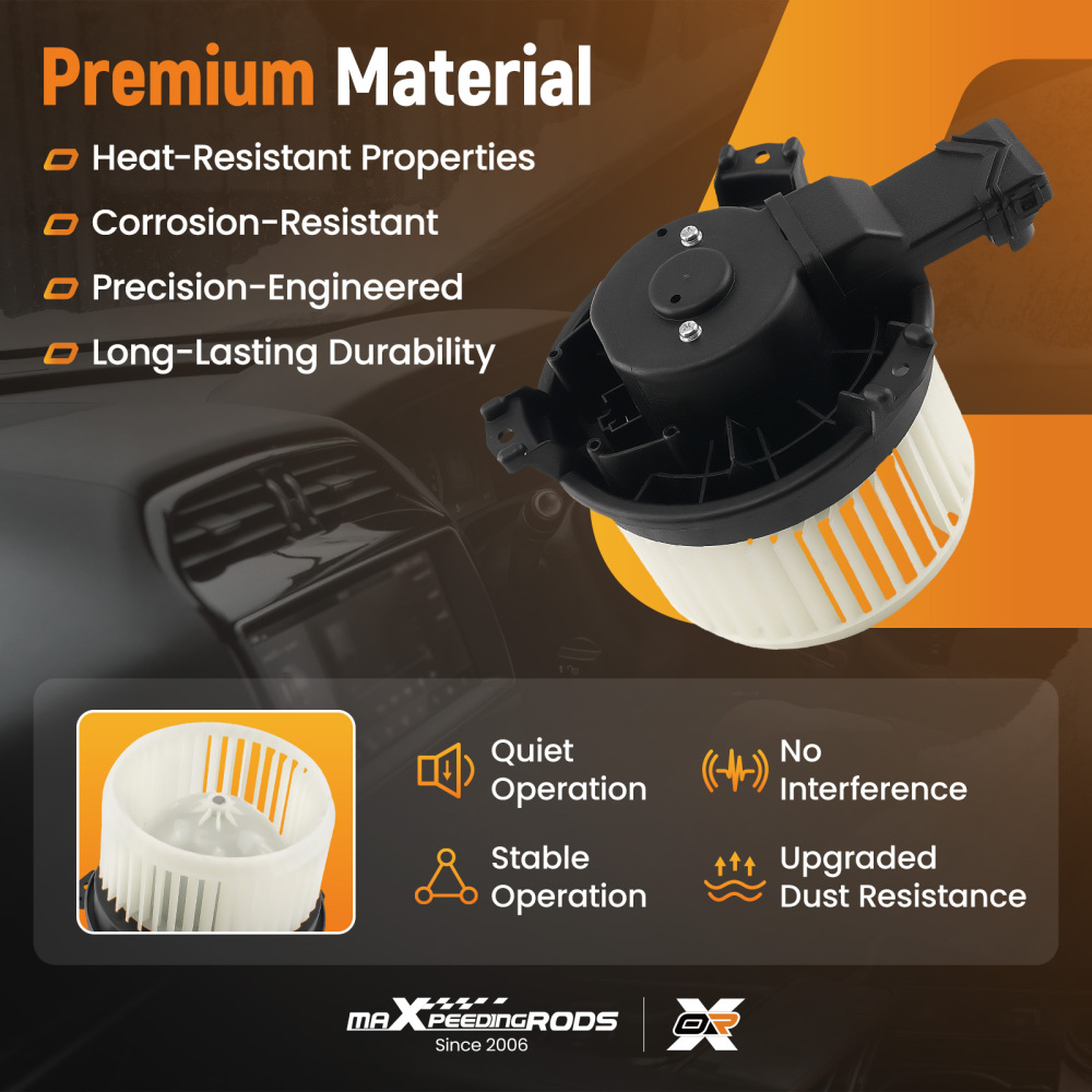 HVAC Heater Blower Motor Fan Rear compatible for Honda Odyssey 3.5L 2018-2021 06793THR306