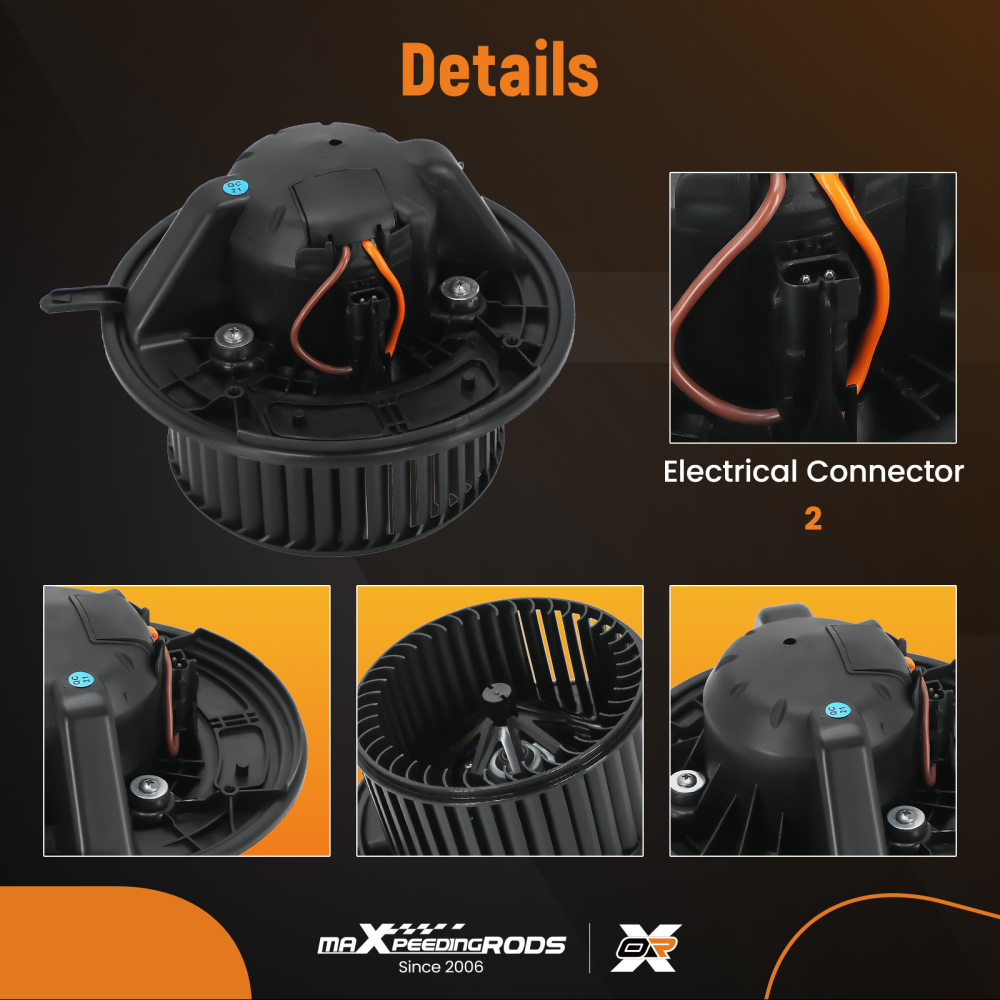 HVAC Heater Blower Motor compatible for Mercedes-Benz B200 W245 2.0L 2006-2011 1698200642