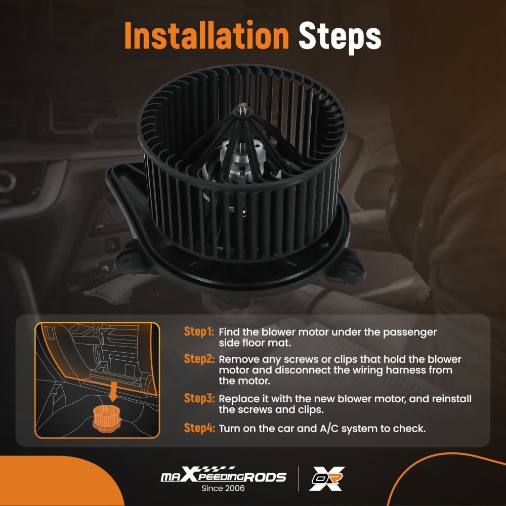 Blower Motor compatible for Nissan Primastar X83 1.9 2.0 2.5 DCi 2001-2024 93161216 4409447