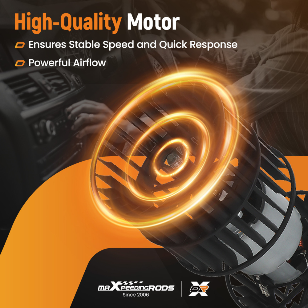 HVAC Blower Motor compatible for Mercedes-Benz SL C107 1975-1980 3.5 4.5 5.0 1078300208 12V
