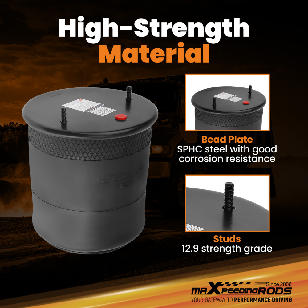 2pcs Air Suspension Spring Bag for Firestone W01-M58-8966 for Goodyear 1R14-712