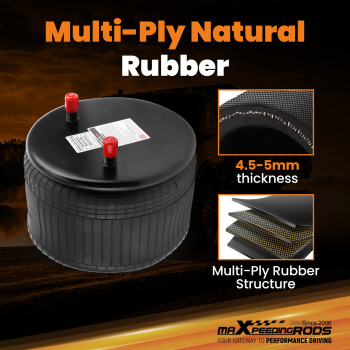 Pair Air Bellow Suspension Bags For Firestone W01-358-8709 for Goodyear 1R13159