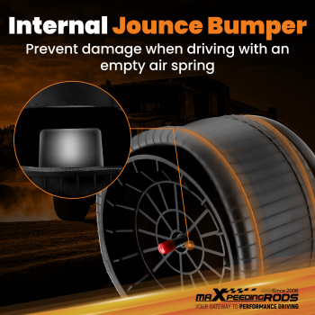 Pair Air Bellow Suspension Bags For Firestone W01-358-8709 for Goodyear 1R13159