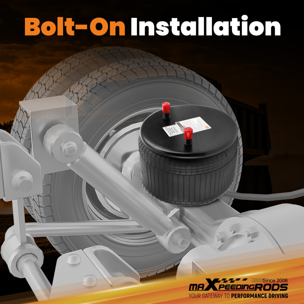 Pair Air Bellow Suspension Bags For Firestone W01-358-8709 for Goodyear 1R13159