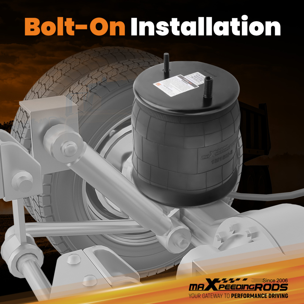 2pcs Air Suspension Bellow Bags for Goodyear 1R12-092 compatible for Hendrickson 35614-7