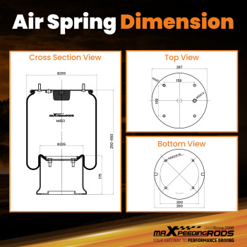 Air Suspension Bag for Firestone W01-M58-6364 for Goodyear 1R14-705
