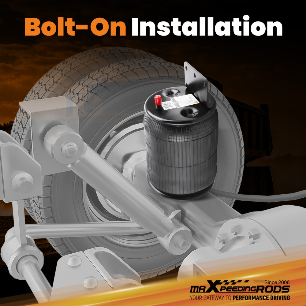 Pair Air Suspension Bellow Bags for Firestone W01-358-9648 for Goodyear 1R12-538