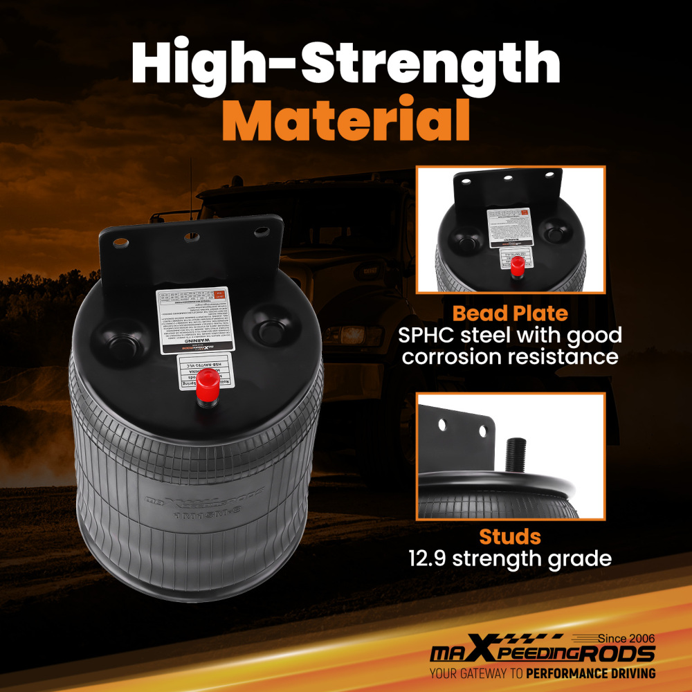 Pair Air Suspension Bellow Bags for Firestone W01-358-9648 for Goodyear 1R12-538