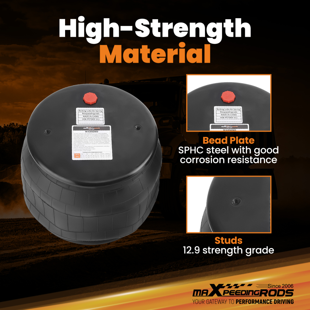 Air Suspension Spring Bag For Peterbilt 1R12-069 for Goodyear W01-358-9069