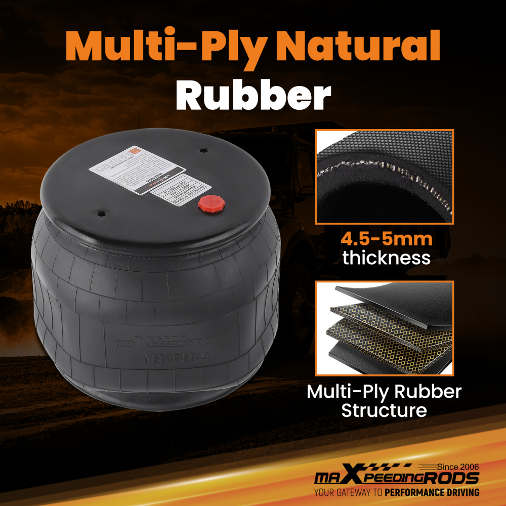 2pcs Air Suspension Bags compatible for Peterbilt 1R12-069 for Goodyear W01-358-9069