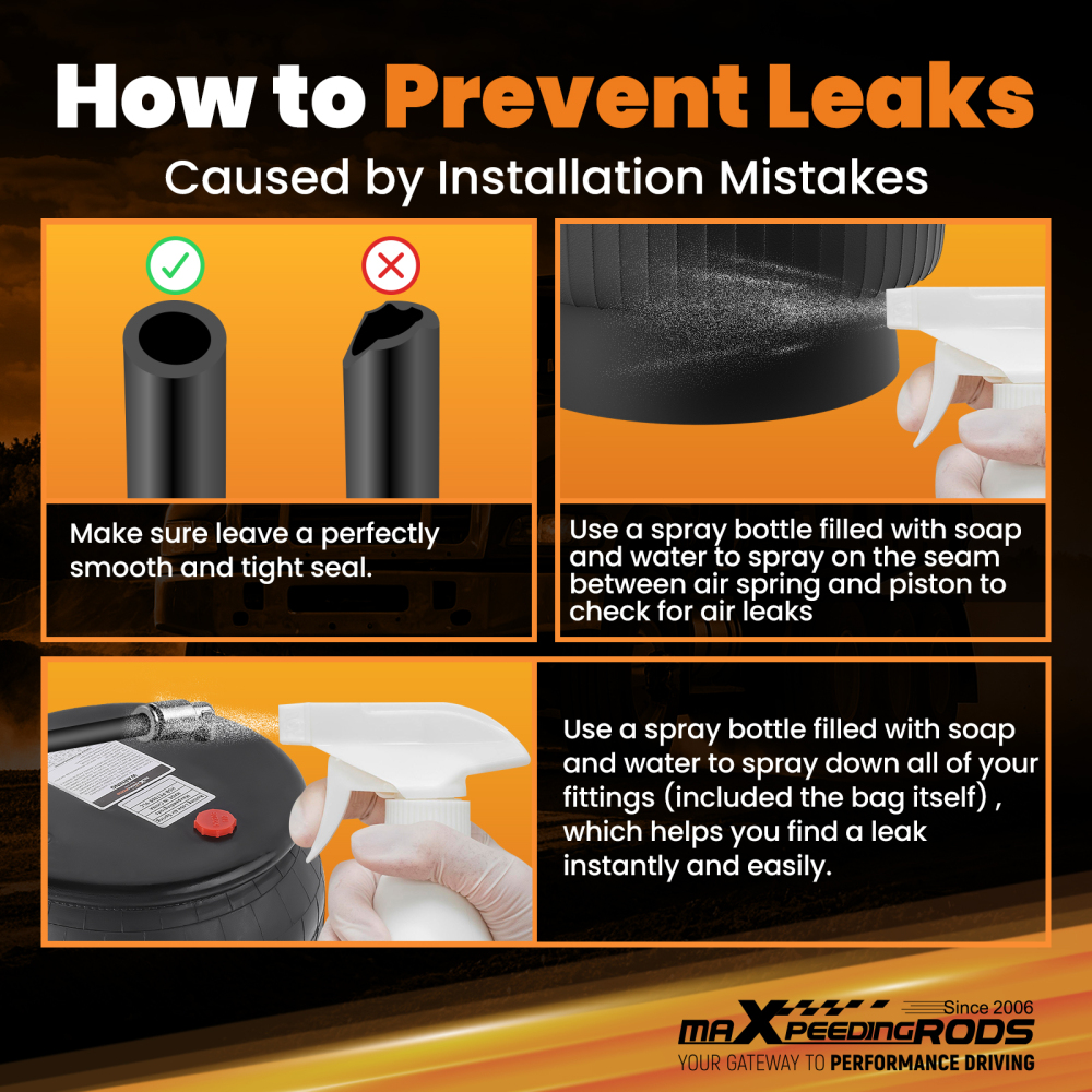 2pcs Air Suspension Bags compatible for Peterbilt 1R12-069 for Goodyear W01-358-9069