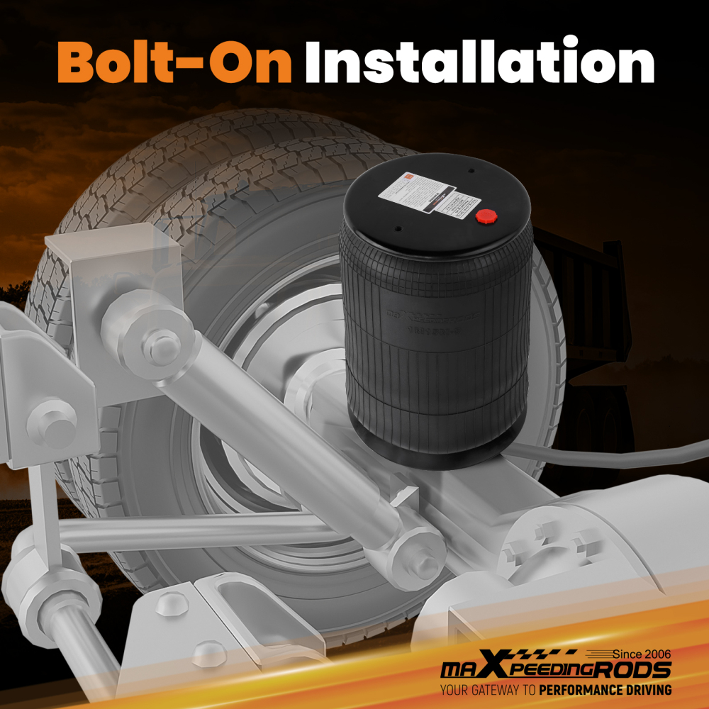 Air Suspension Spring Bag compatible for Peterbilt 0307887 for Goodyear 1R12568