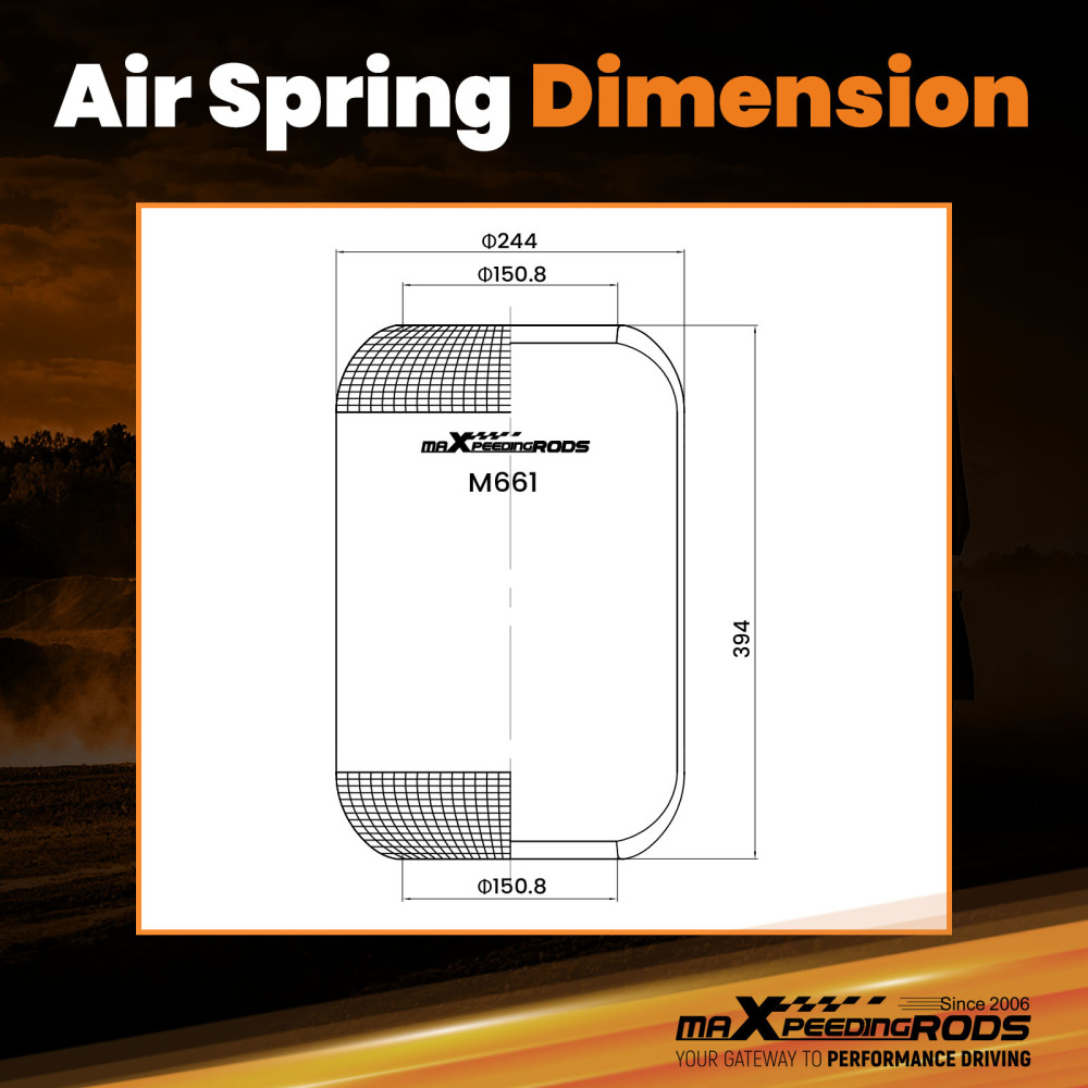 Air Suspension Spring Bag for Firestone W01-095-0021 for ContiTech 661N