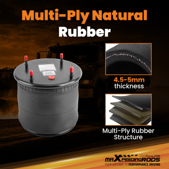 Pair Air Bellow Suspension Bags For Firestone W01-M58-8775 for Goodyear 1R14820