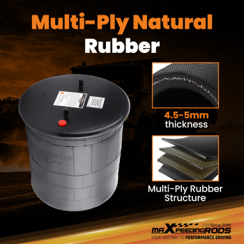 Air Spring Bellow Bag for Firestone W01-095-0500 for Goodyear 1R14-753